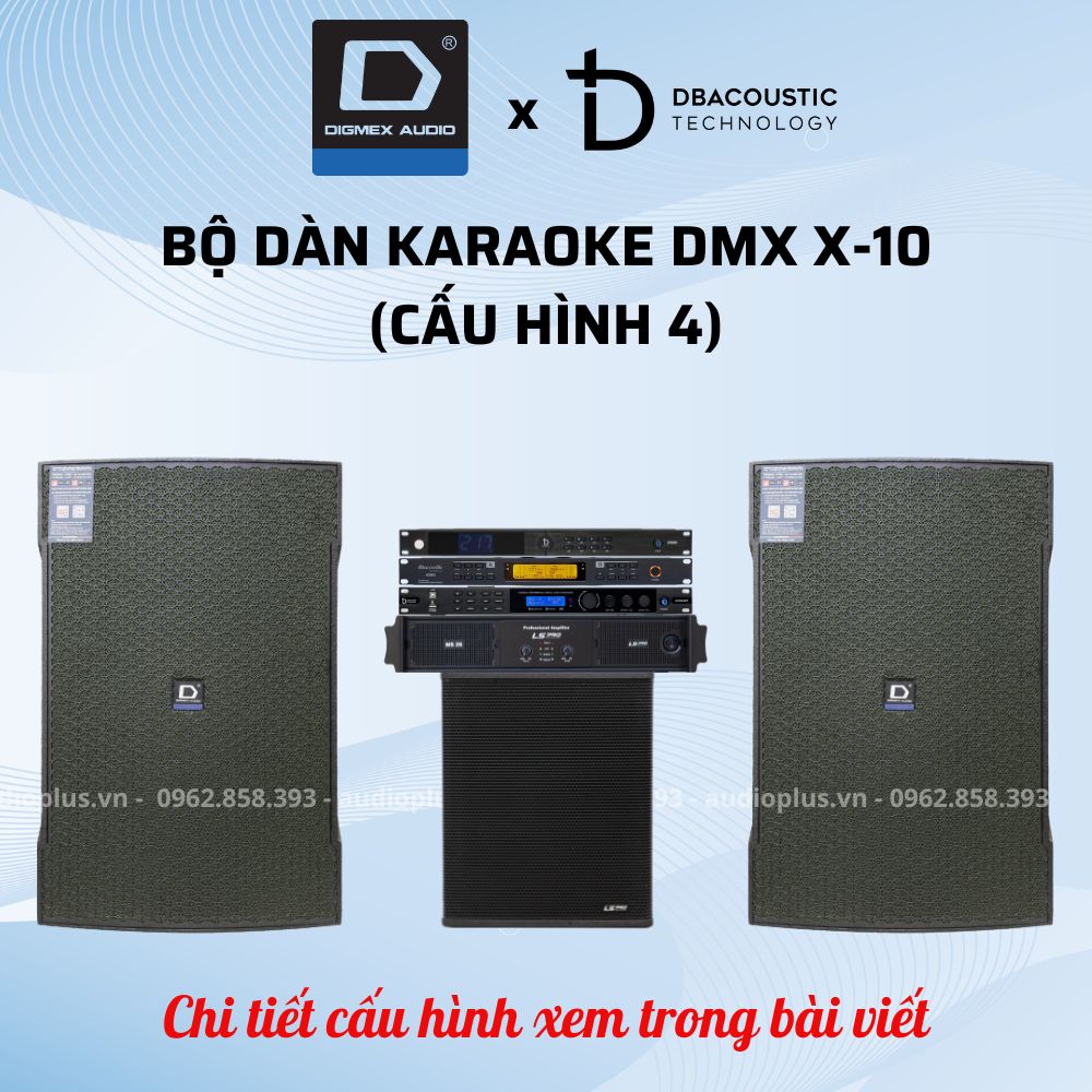 Dàn karaoke DMX X10 (loa full bass 25, gọn gàng, hát dính tiếng hay, chính hãng 100%) - Ảnh 5