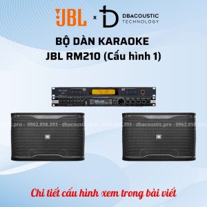 Alternative view of Dàn karaoke JBL RM210 (loa Mỹ chính hãng, 2 cấu hình linh hoạt, hát cực phiêu, âm hay miễn chê)