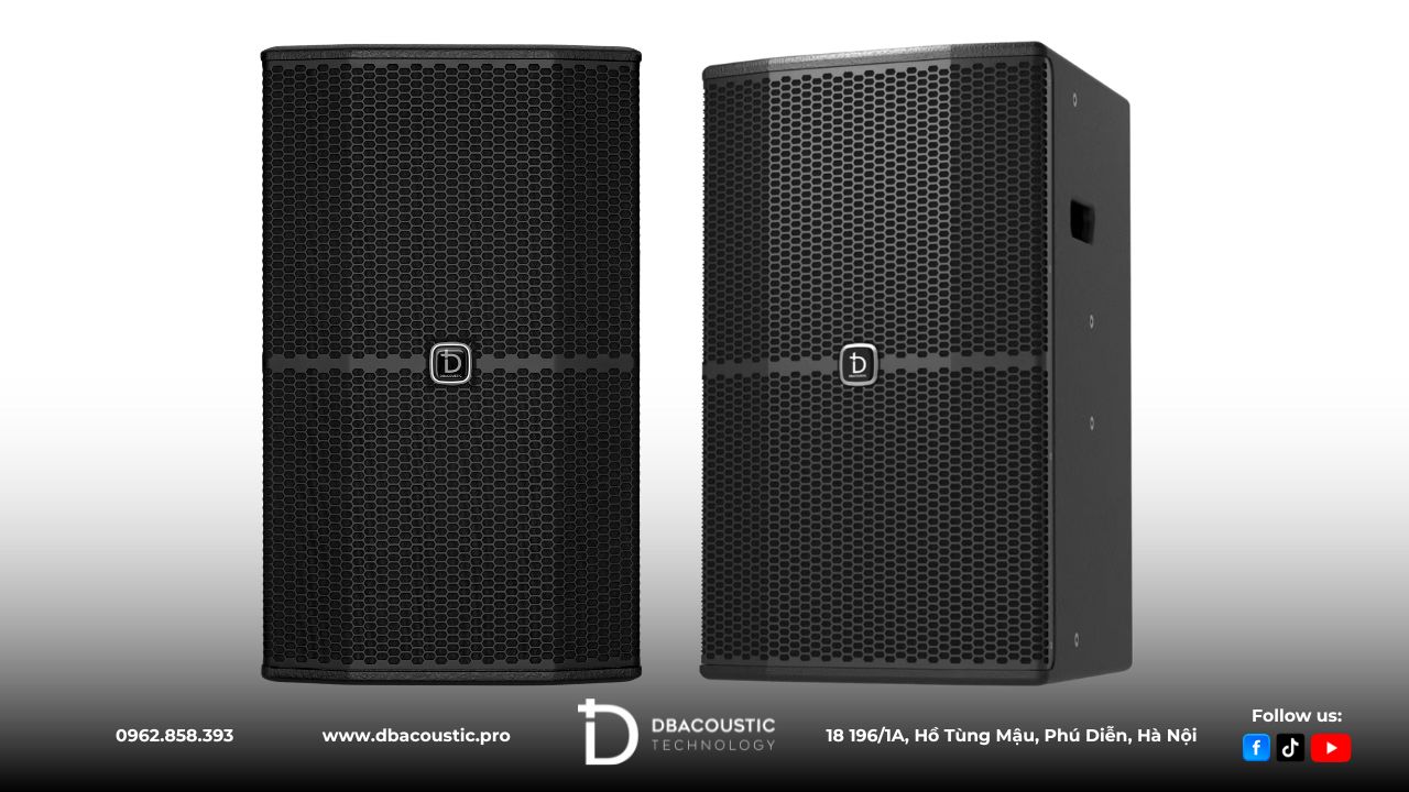 Loa karaoke DBacoustic KS312 G2 là hạt nhân chính trong cả 6 cấu hình