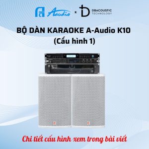 Alternative view of Dàn Karaoke A-Audio K10 (loa full 25, nhỏ gọn, 6 cấu hình linh hoạt, tiếng gọn hát phiêu)