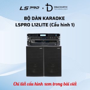 Alternative view of Dàn Karaoke LSPRO L12LITE (6 cấu hình, loa full 30, sub khoẻ tiếng hay, hát rất nhẹ)