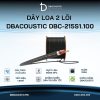 Dây loa DBacoustic DBC-215S1.100 (công nghệ độc quyền, 2 lõi tiết diện 1.5mm, độ bền cao)