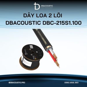 Alternative view of Dây loa DBacoustic DBC-215S1.100 (công nghệ độc quyền, 2 lõi tiết diện 1.5mm, độ bền cao)