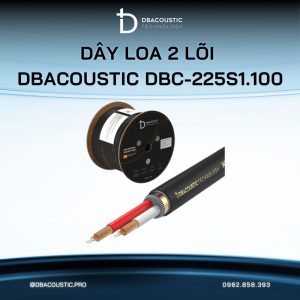 Alternative view of Dây Loa DBacoustic DBC-225S1.100 (công nghệ độc quyền, tiết diện 2.5mm, chất liệu đồng OFC tinh khiết 99.99%)