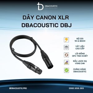 DÂY CANON XLR DBACOUSTIC DBJ-10C