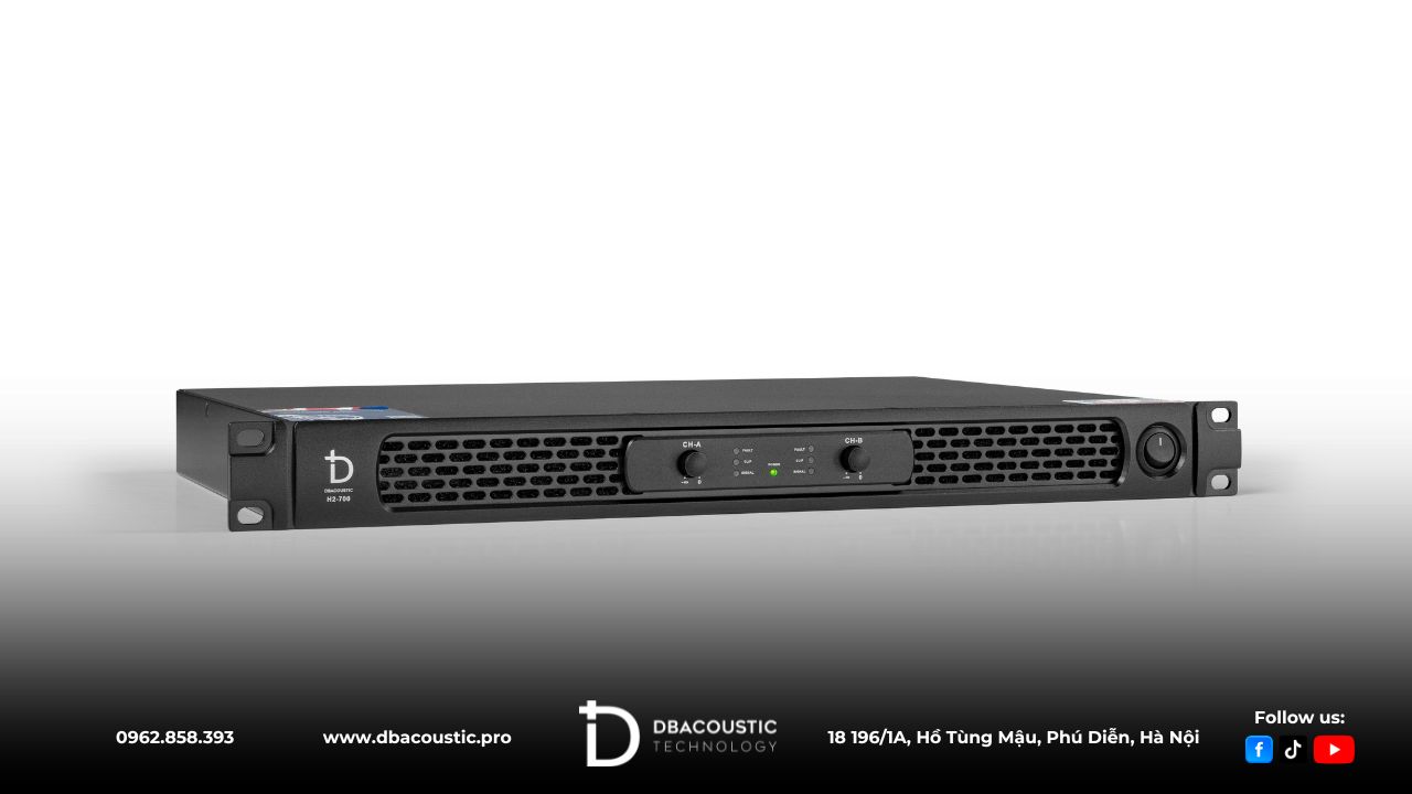 Cục đẩy công suất DBacoustic H2-700