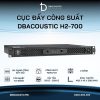 Cục đẩy công suất DBacoustic H2-700 (2 kênh, công suất 700W, siêu gọn nhẹ, khỏe miễn bàn)