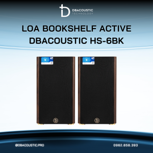 Loa bookshelf karaoke DBACOUSTIC HS-6BK - Ảnh 3
