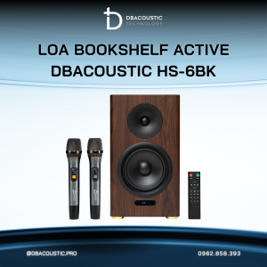 Loa bookshelf karaoke DBACOUSTIC HS-6BK - Ảnh 9