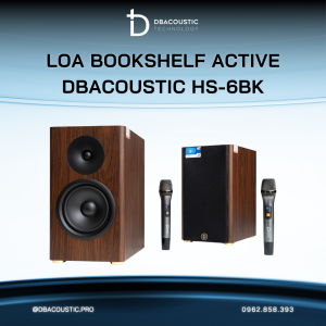 Loa bookshelf karaoke DBACOUSTIC HS-6BK - Ảnh 4