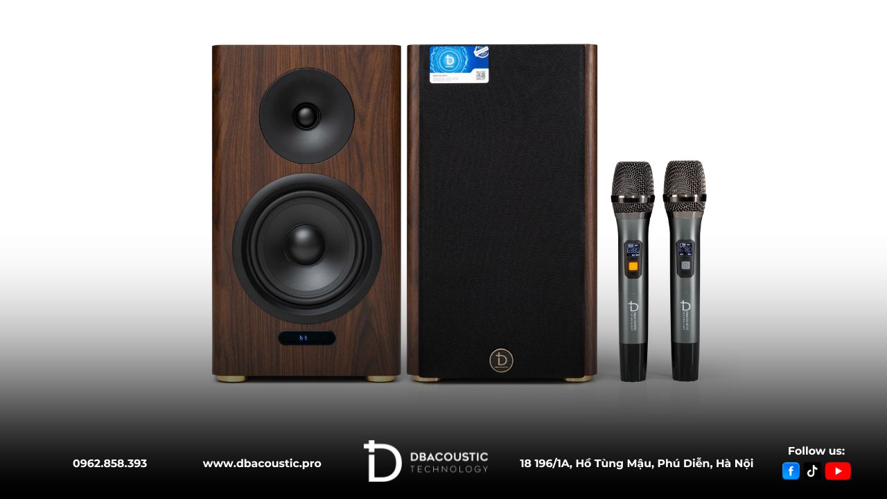 Loa Bookshelf Active DBacoustic HS-6BK là mẫu sản phẩm mới ra mắt của DBacoustic.
